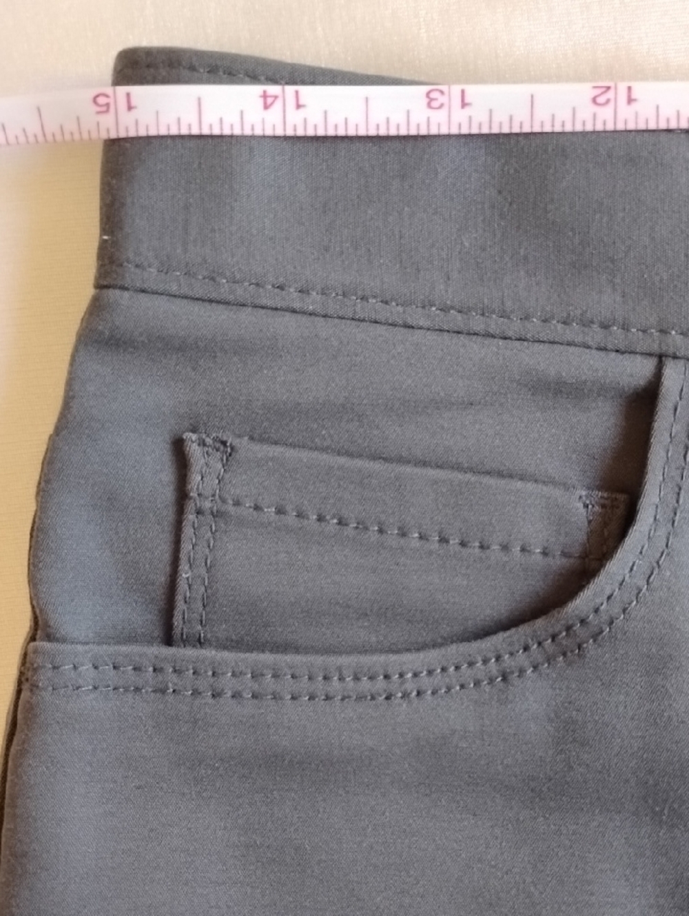 Club Monaco Mid Rise Stretch Skinny Ankle Pants 2 Slate Gray Jean - Picture 5 of 7